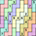 Toroidal Sudoku puzzle